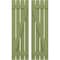 Ekena Millwork Americraft 4-Board (2 Batten) Wood Spaced Board-n-Batten Shutters w/ Z-Bar, ARW102SB415X43MGH, PR ARW102SB415X43MGH - alternate 1